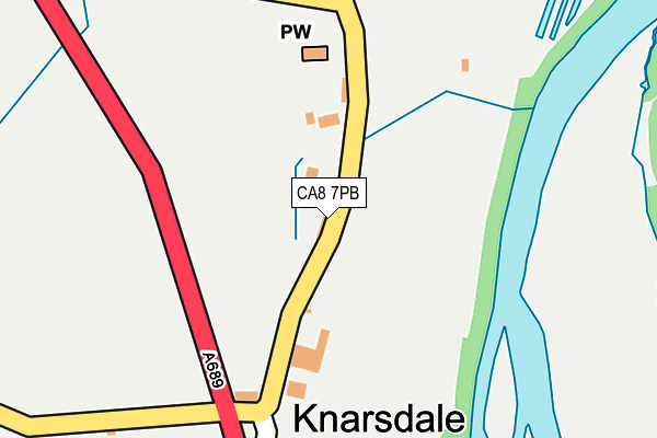 CA8 7PB map - OS OpenMap – Local (Ordnance Survey)