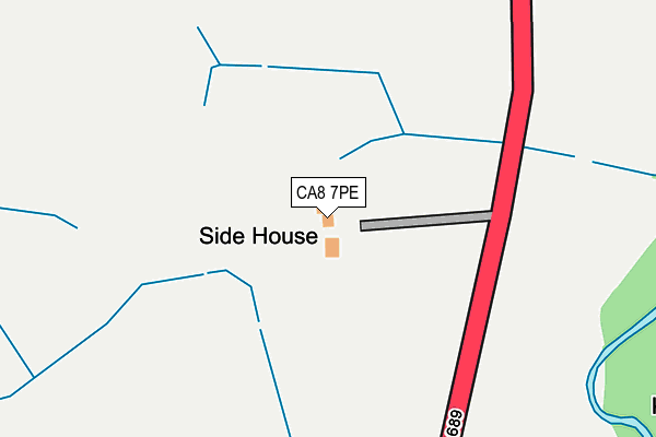 CA8 7PE map - OS OpenMap – Local (Ordnance Survey)