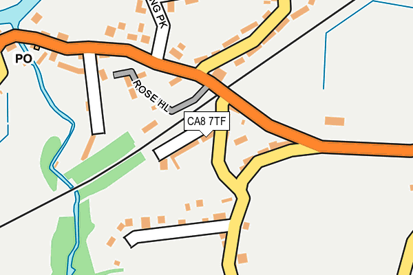 CA8 7TF map - OS OpenMap – Local (Ordnance Survey)