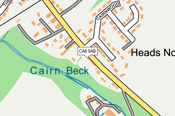 CA8 9AB map - OS OpenMap – Local (Ordnance Survey)