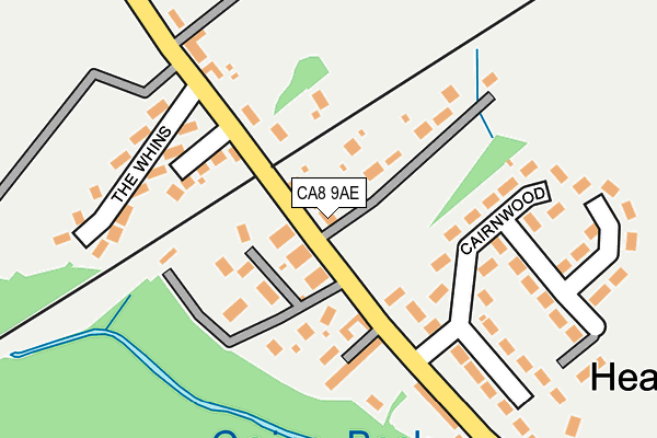 CA8 9AE map - OS OpenMap – Local (Ordnance Survey)