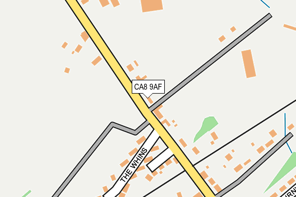 CA8 9AF map - OS OpenMap – Local (Ordnance Survey)