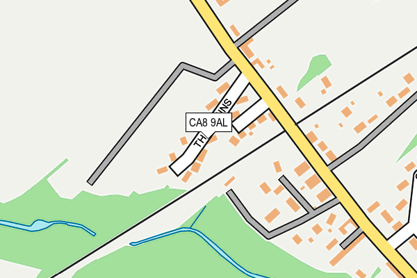 CA8 9AL map - OS OpenMap – Local (Ordnance Survey)