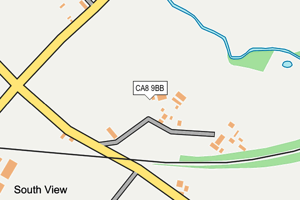 CA8 9BB map - OS OpenMap – Local (Ordnance Survey)