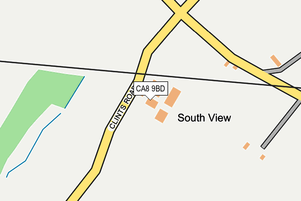 CA8 9BD map - OS OpenMap – Local (Ordnance Survey)