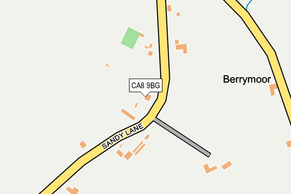 CA8 9BG map - OS OpenMap – Local (Ordnance Survey)