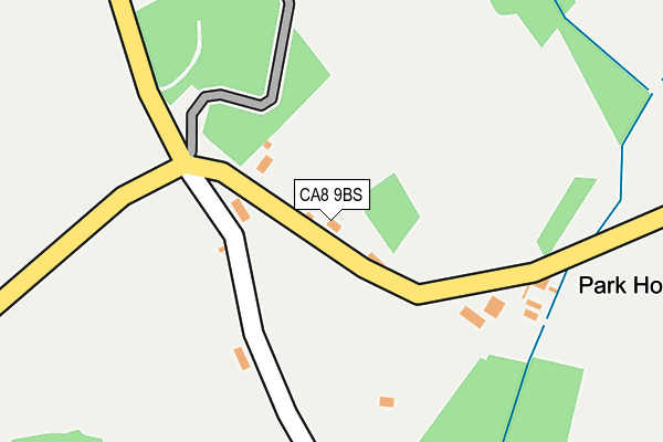 CA8 9BS map - OS OpenMap – Local (Ordnance Survey)