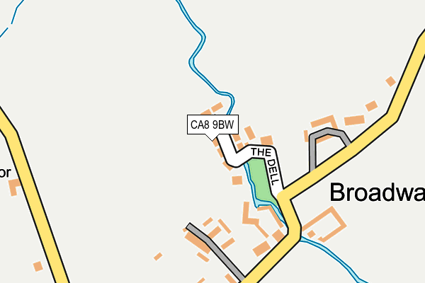 CA8 9BW map - OS OpenMap – Local (Ordnance Survey)