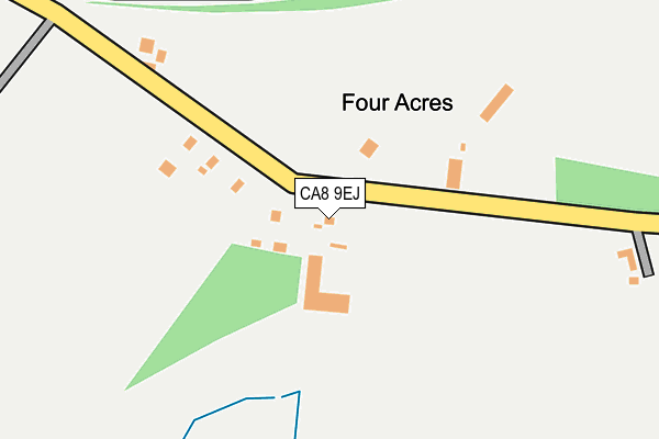 CA8 9EJ map - OS OpenMap – Local (Ordnance Survey)