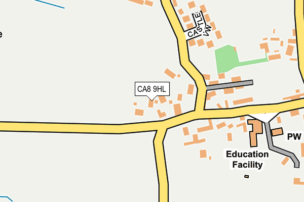 CA8 9HL map - OS OpenMap – Local (Ordnance Survey)