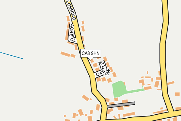 CA8 9HN map - OS OpenMap – Local (Ordnance Survey)