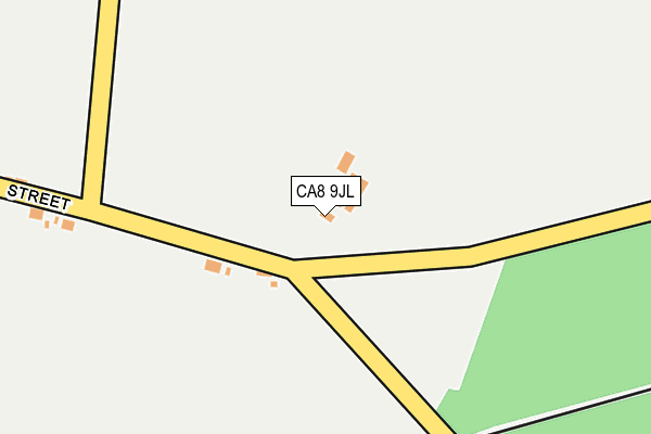 CA8 9JL map - OS OpenMap – Local (Ordnance Survey)