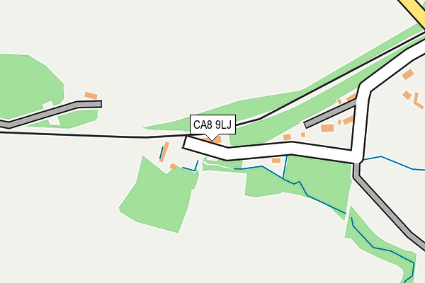 CA8 9LJ map - OS OpenMap – Local (Ordnance Survey)