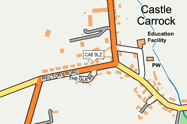 CA8 9LZ map - OS OpenMap – Local (Ordnance Survey)