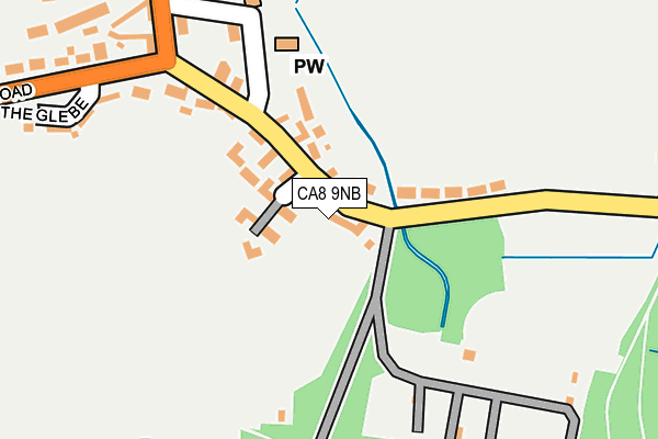 CA8 9NB map - OS OpenMap – Local (Ordnance Survey)