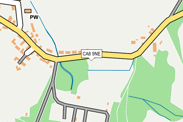CA8 9NE map - OS OpenMap – Local (Ordnance Survey)