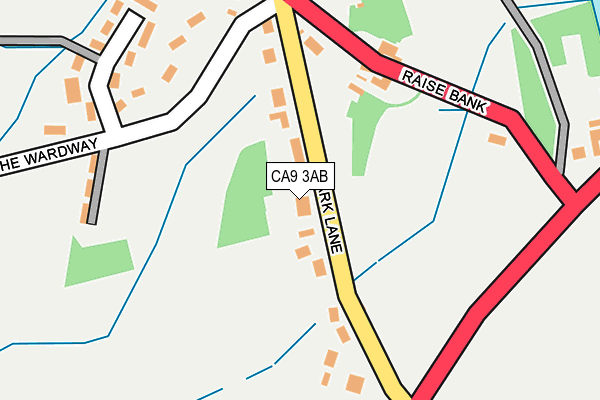 CA9 3AB map - OS OpenMap – Local (Ordnance Survey)