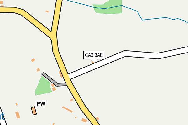 CA9 3AE map - OS OpenMap – Local (Ordnance Survey)