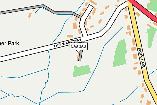 CA9 3AS map - OS OpenMap – Local (Ordnance Survey)