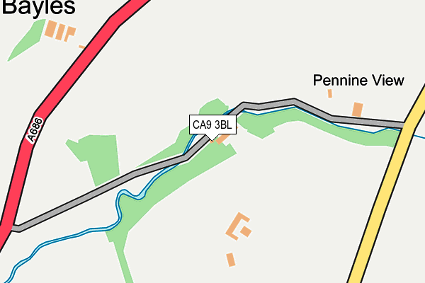 CA9 3BL map - OS OpenMap – Local (Ordnance Survey)