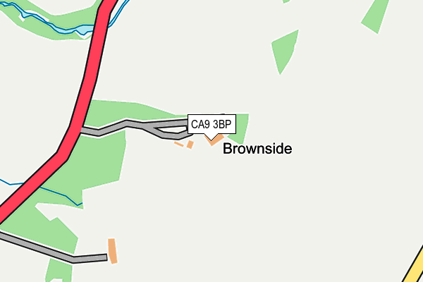 CA9 3BP map - OS OpenMap – Local (Ordnance Survey)