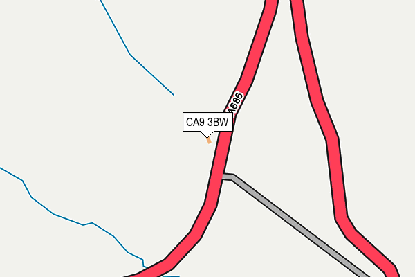 CA9 3BW map - OS OpenMap – Local (Ordnance Survey)