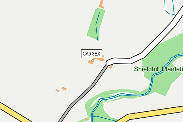 CA9 3EX map - OS OpenMap – Local (Ordnance Survey)