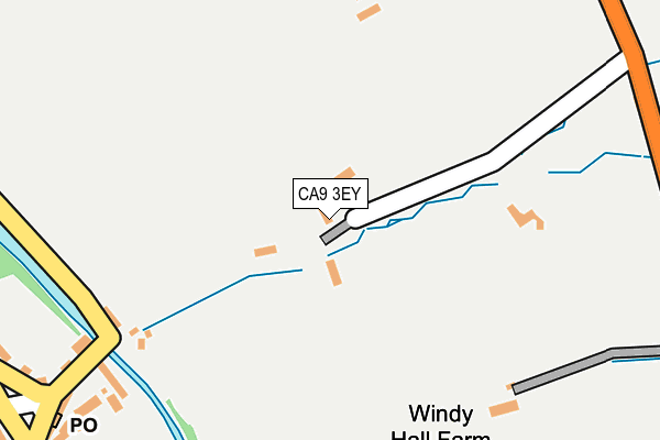 CA9 3EY map - OS OpenMap – Local (Ordnance Survey)