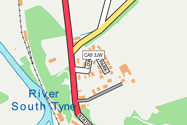 CA9 3JW map - OS OpenMap – Local (Ordnance Survey)