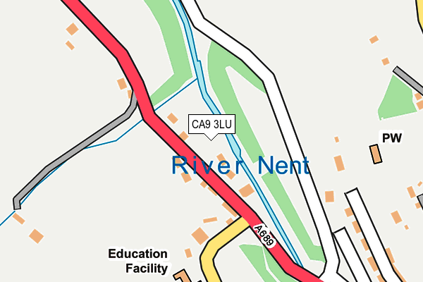 CA9 3LU map - OS OpenMap – Local (Ordnance Survey)