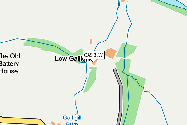 CA9 3LW map - OS OpenMap – Local (Ordnance Survey)