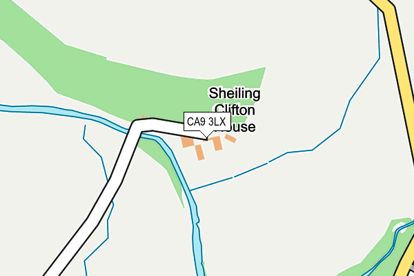 CA9 3LX map - OS OpenMap – Local (Ordnance Survey)
