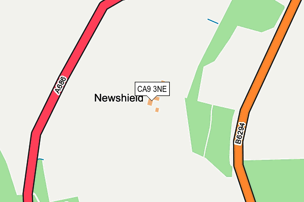 CA9 3NE map - OS OpenMap – Local (Ordnance Survey)