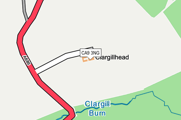 CA9 3NG map - OS OpenMap – Local (Ordnance Survey)