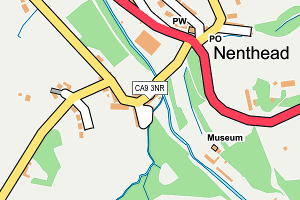 CA9 3NR map - OS OpenMap – Local (Ordnance Survey)