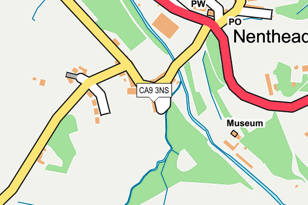 CA9 3NS map - OS OpenMap – Local (Ordnance Survey)