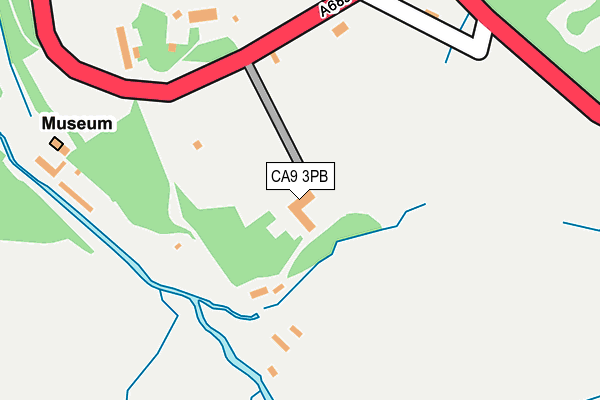 CA9 3PB map - OS OpenMap – Local (Ordnance Survey)