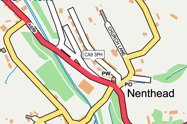 CA9 3PH map - OS OpenMap – Local (Ordnance Survey)