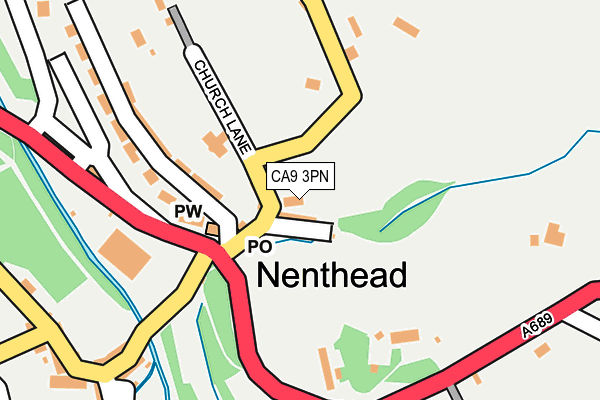 CA9 3PN map - OS OpenMap – Local (Ordnance Survey)