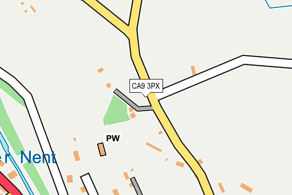 CA9 3PX map - OS OpenMap – Local (Ordnance Survey)