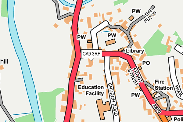 CA9 3RF map - OS OpenMap – Local (Ordnance Survey)