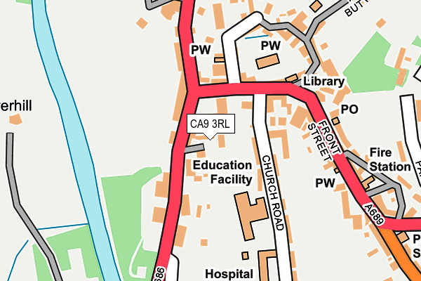 CA9 3RL map - OS OpenMap – Local (Ordnance Survey)