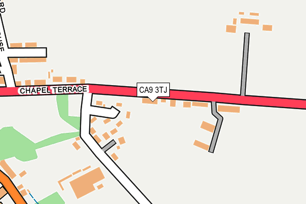 CA9 3TJ map - OS OpenMap – Local (Ordnance Survey)