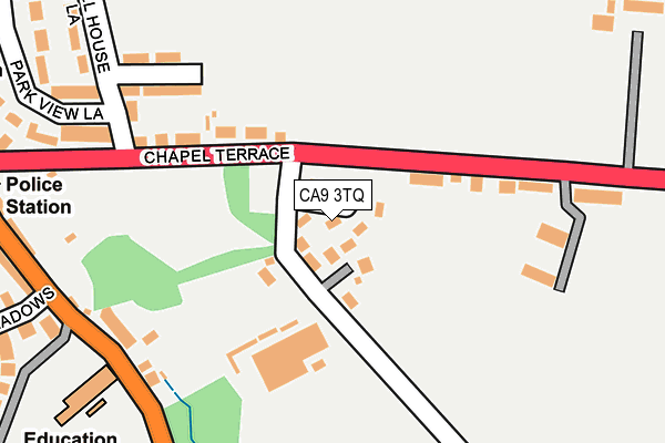 CA9 3TQ map - OS OpenMap – Local (Ordnance Survey)