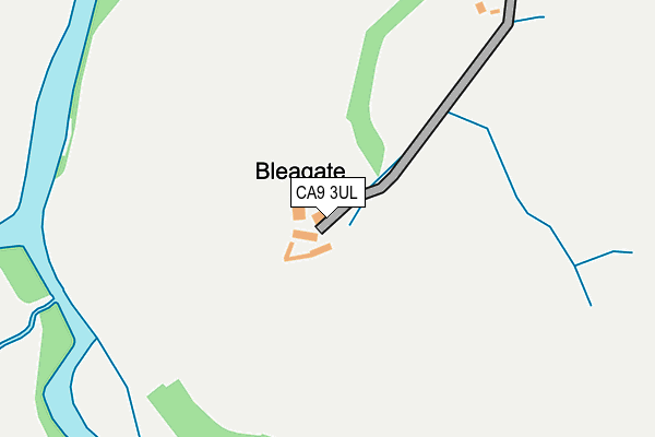 CA9 3UL map - OS OpenMap – Local (Ordnance Survey)