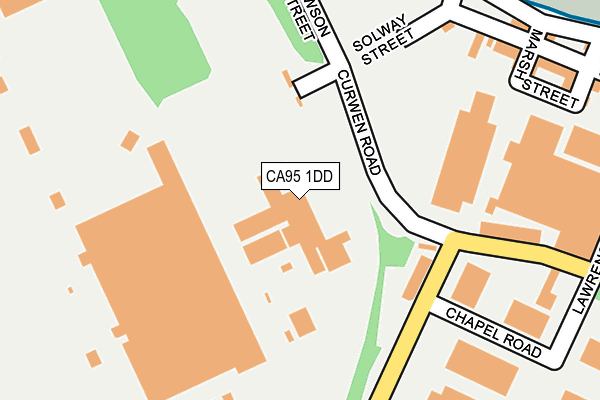 CA95 1DD map - OS OpenMap – Local (Ordnance Survey)