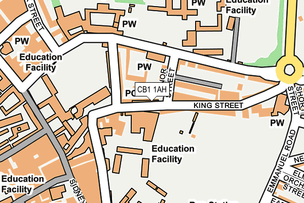 Map of HOCS CAMBRIDGE LIMITED at local scale
