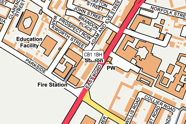 Map of CAMBRIDGE ENERGY LIMITED at local scale