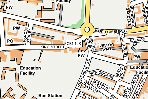 CB1 1LR map - OS OpenMap – Local (Ordnance Survey)