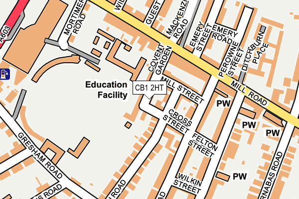 Map of CAMBRIDGE ECONOMETRICS LIMITED at local scale